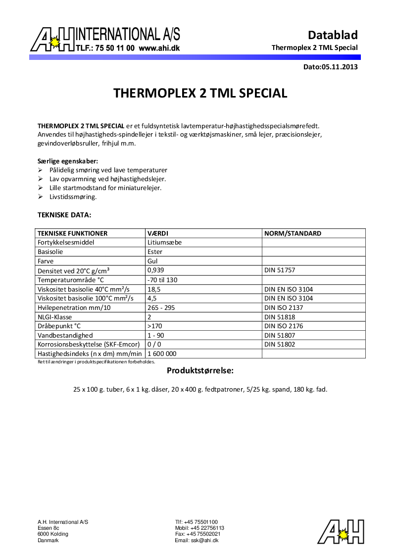 

Thermoplex 2 TML Special

