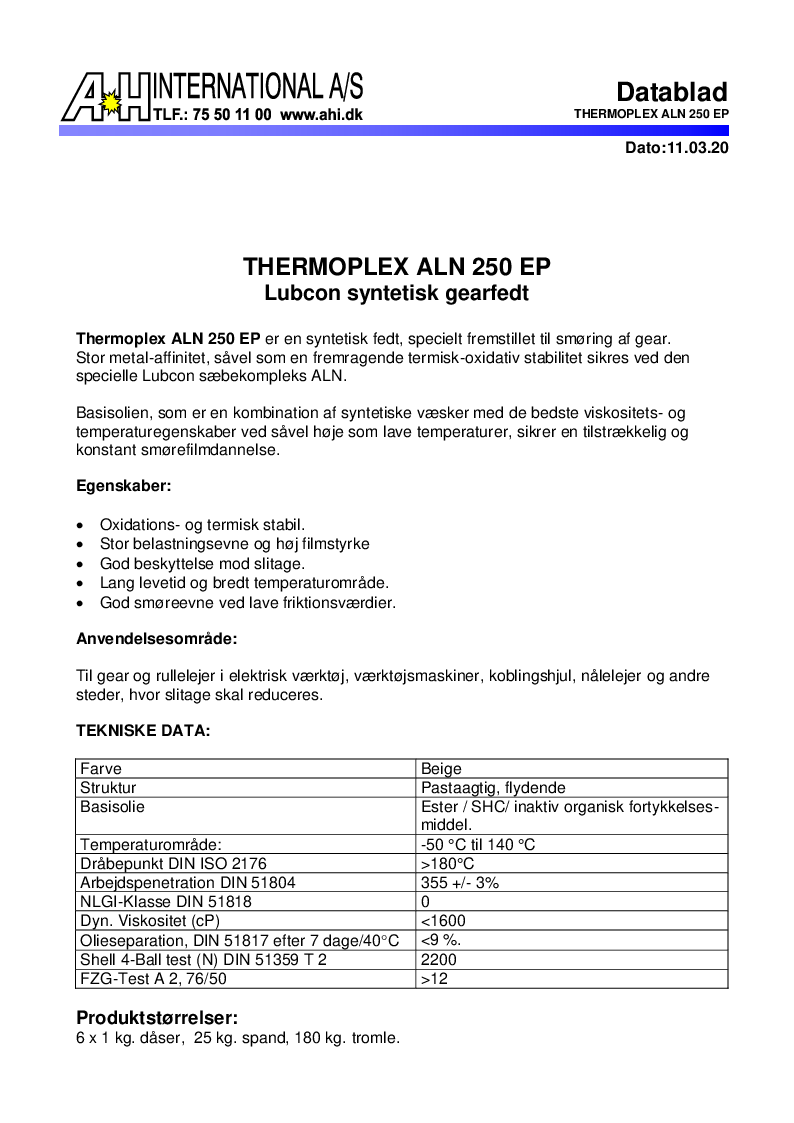 

Thermoplex ALN 250 EP

