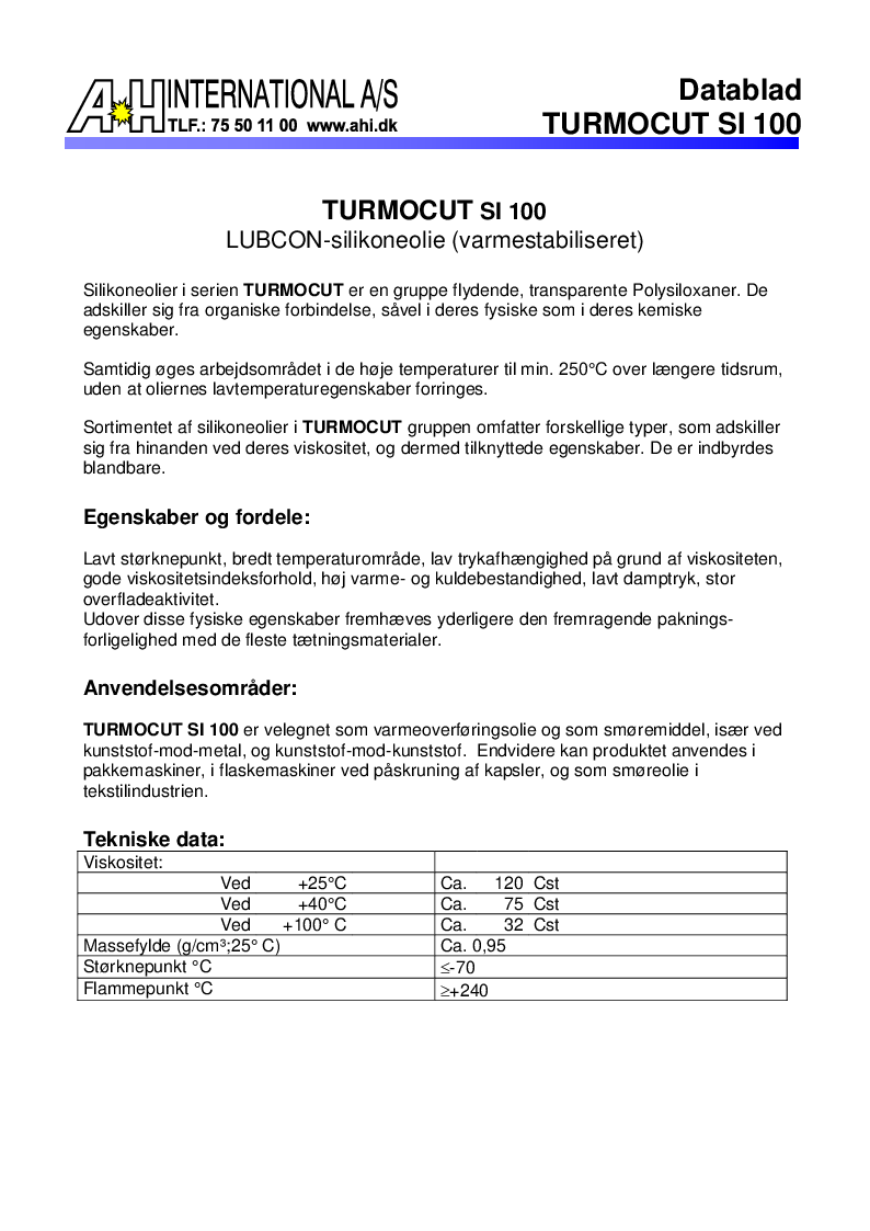

Turmocut SI 100

