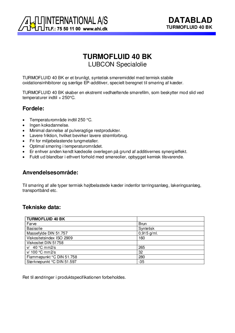 

Turmofluid 40 BK

