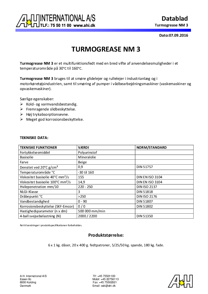 

Turmogrease NM 3

