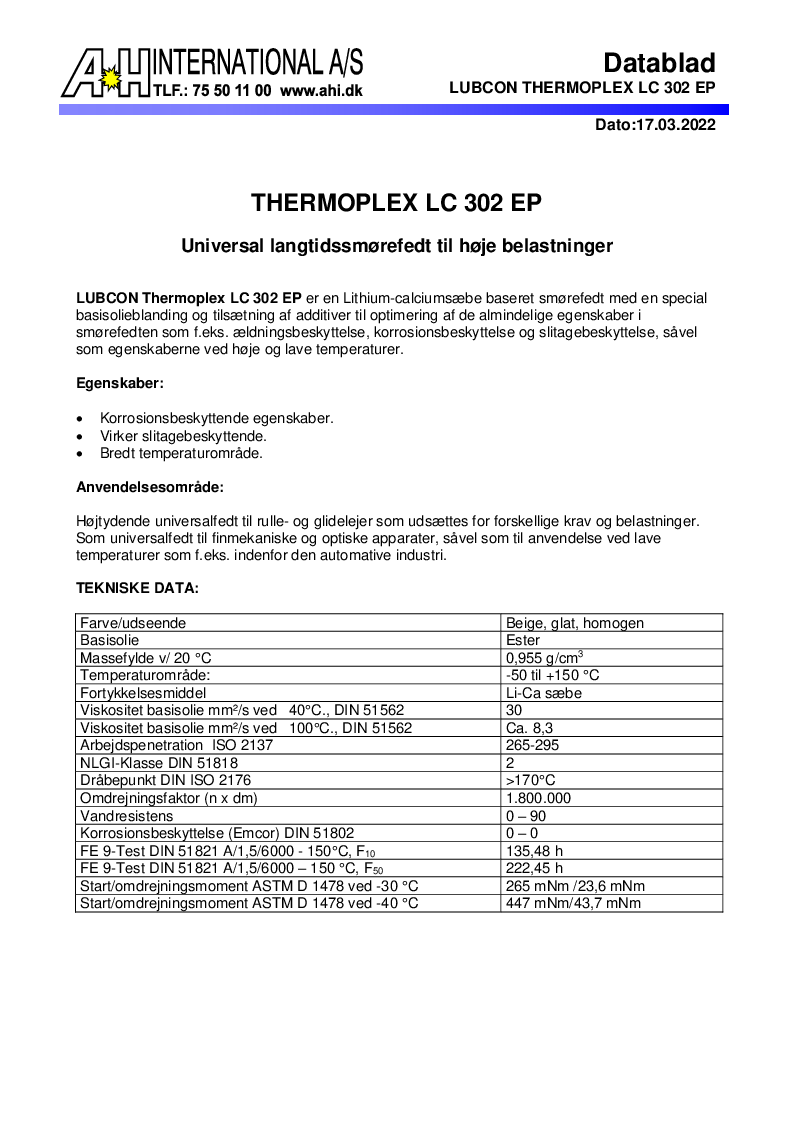 

Thermoplex LC 302 EP

