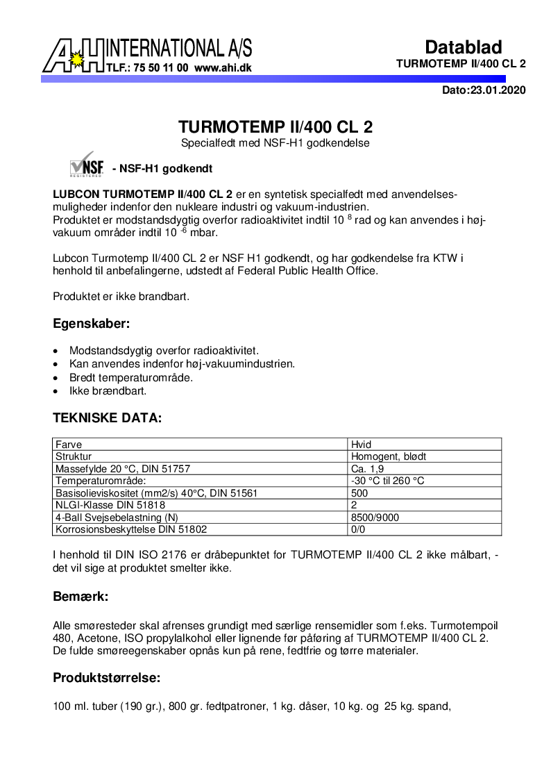 

TURMOTEMP II 400 CL 2

