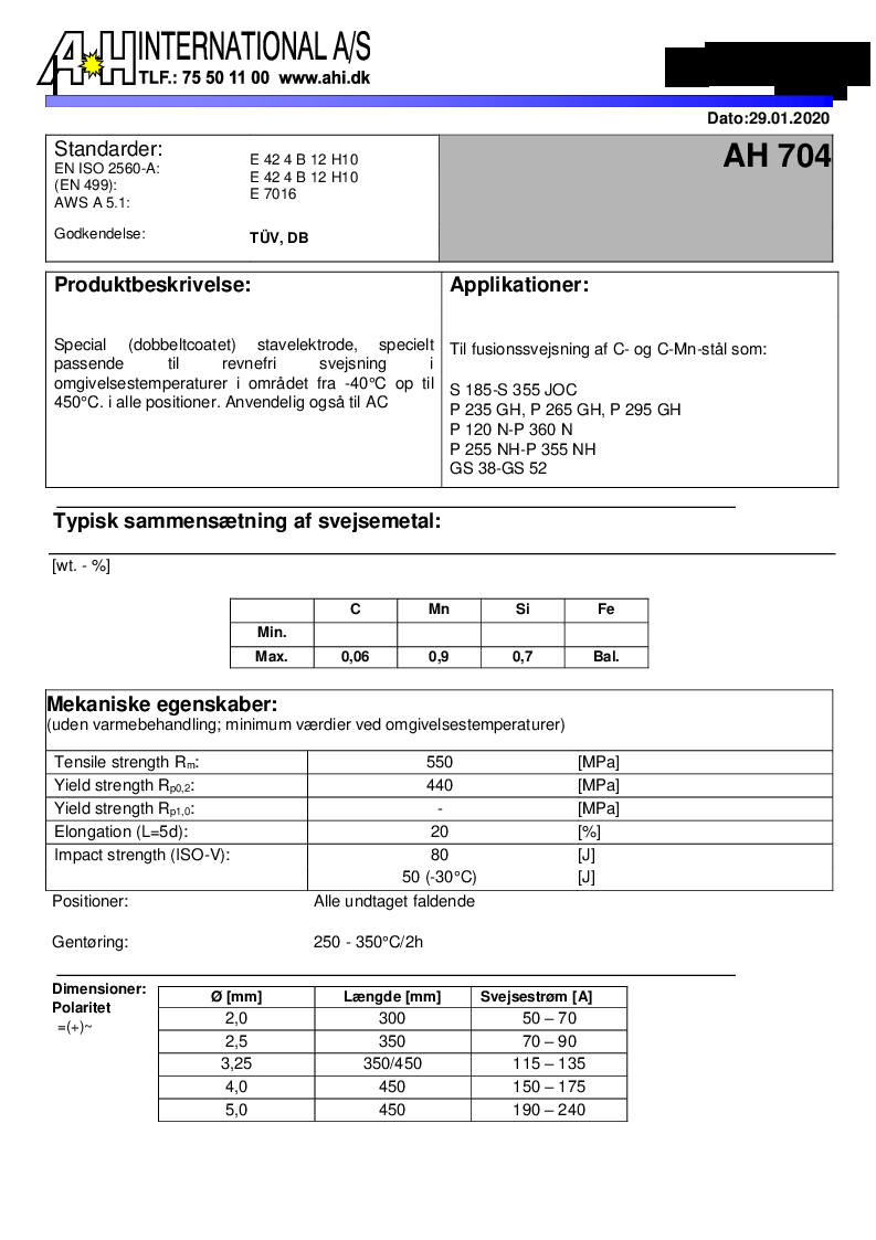 

AH 704 dansk

