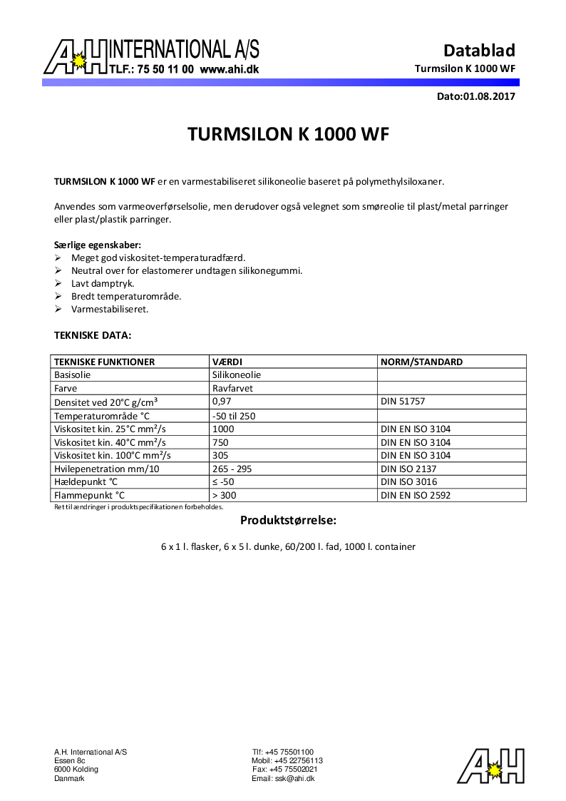 

Turmsilon K 1000 WF

