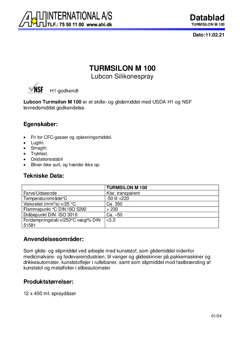 

Turmsilon M100

