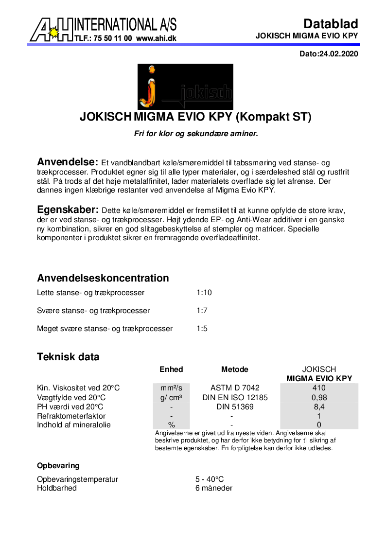 

JOKISCH MIGMA EVIO KPY (Kompakt ST)

