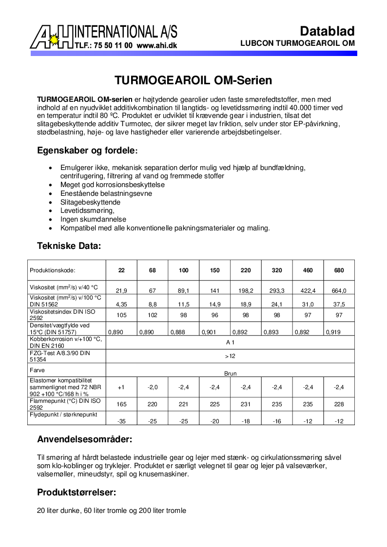 

Turmogearoil OM Serien

