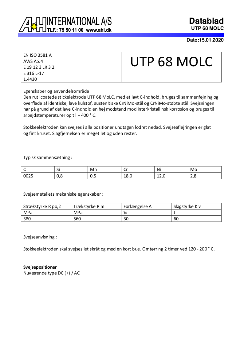 

UTP 68 MoLC dansk


