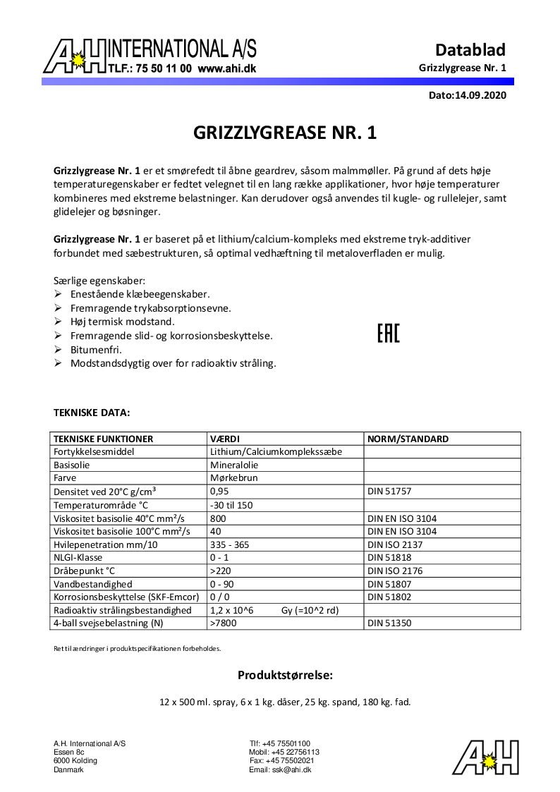 

Grizzlygrease nr 1


