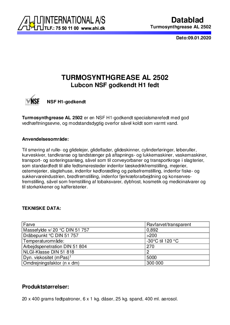 

BL 19020071002 ST Turmosynthgrease AL 2502

