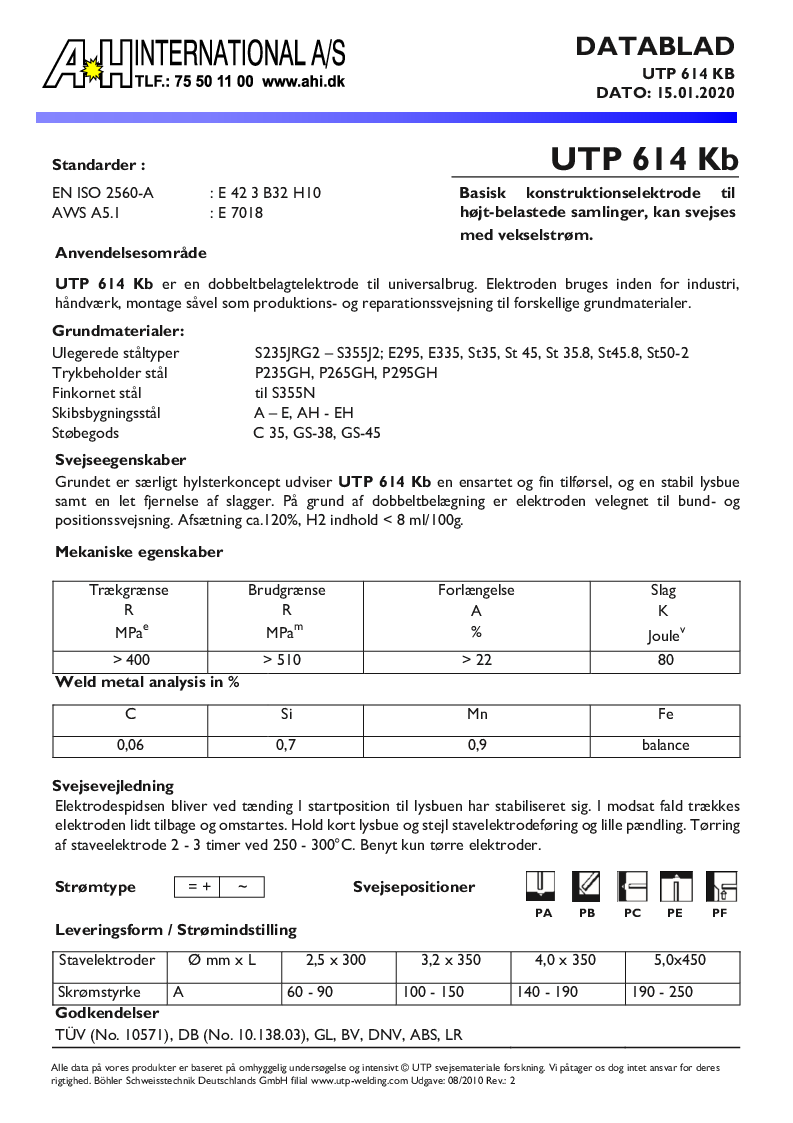 

UTP 614 Kb dansk

