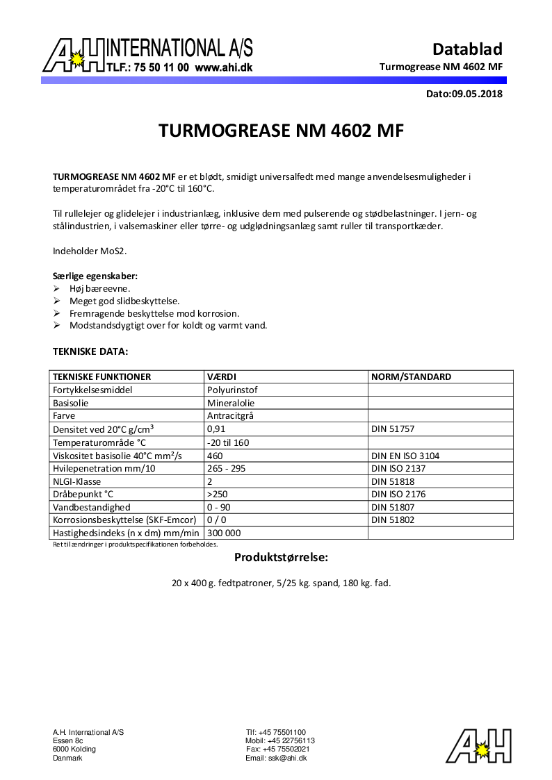 

Turmogrease NM 4602 MF

