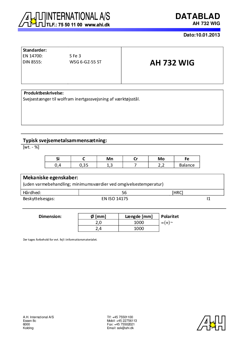 

AH 732WIG

