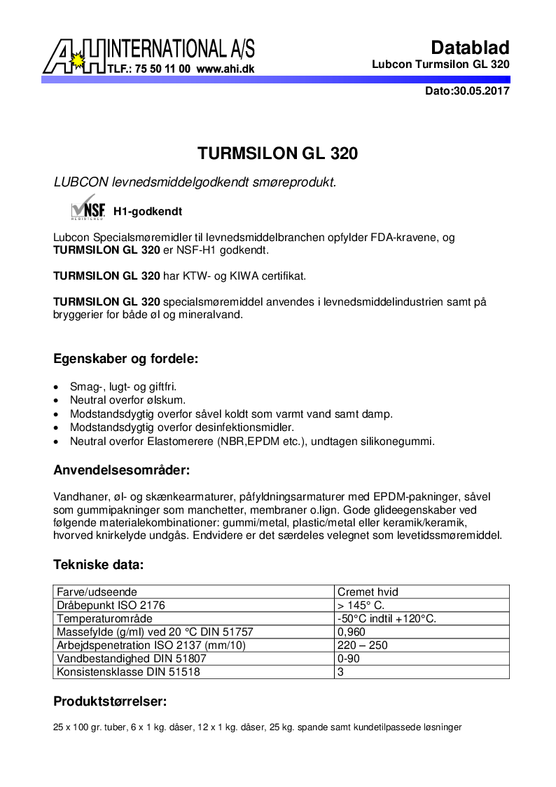 

TURMSILON GL 320

