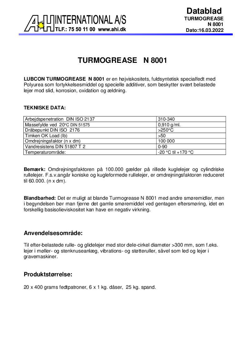 

Turmogrease N 8001


