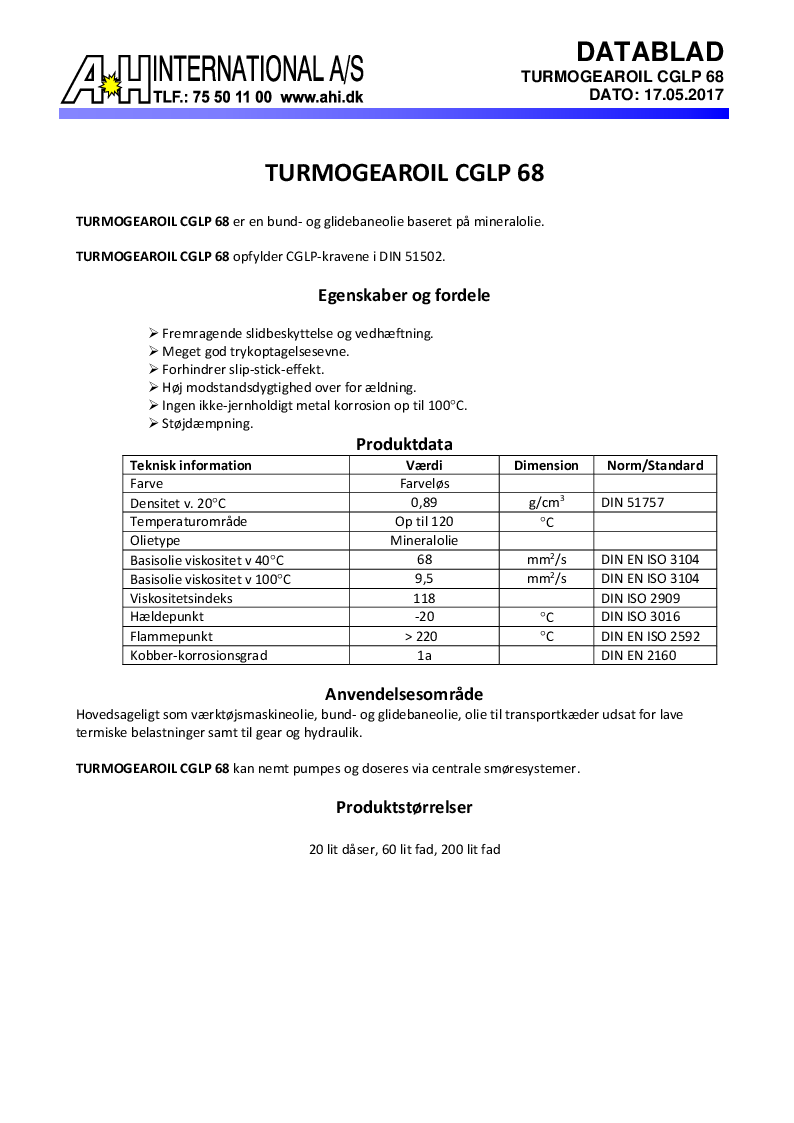 

Turmogearoil CGLP 68


