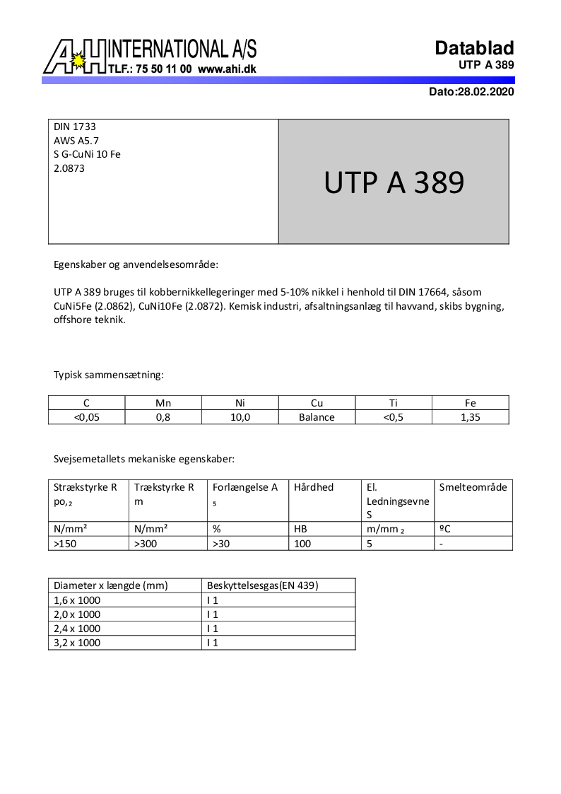 

UTP A 389 dansk

