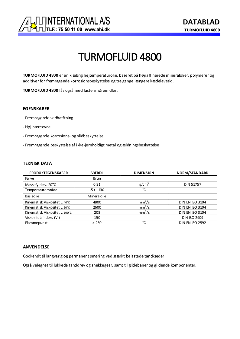 

TURMOFLUID 4800 db

