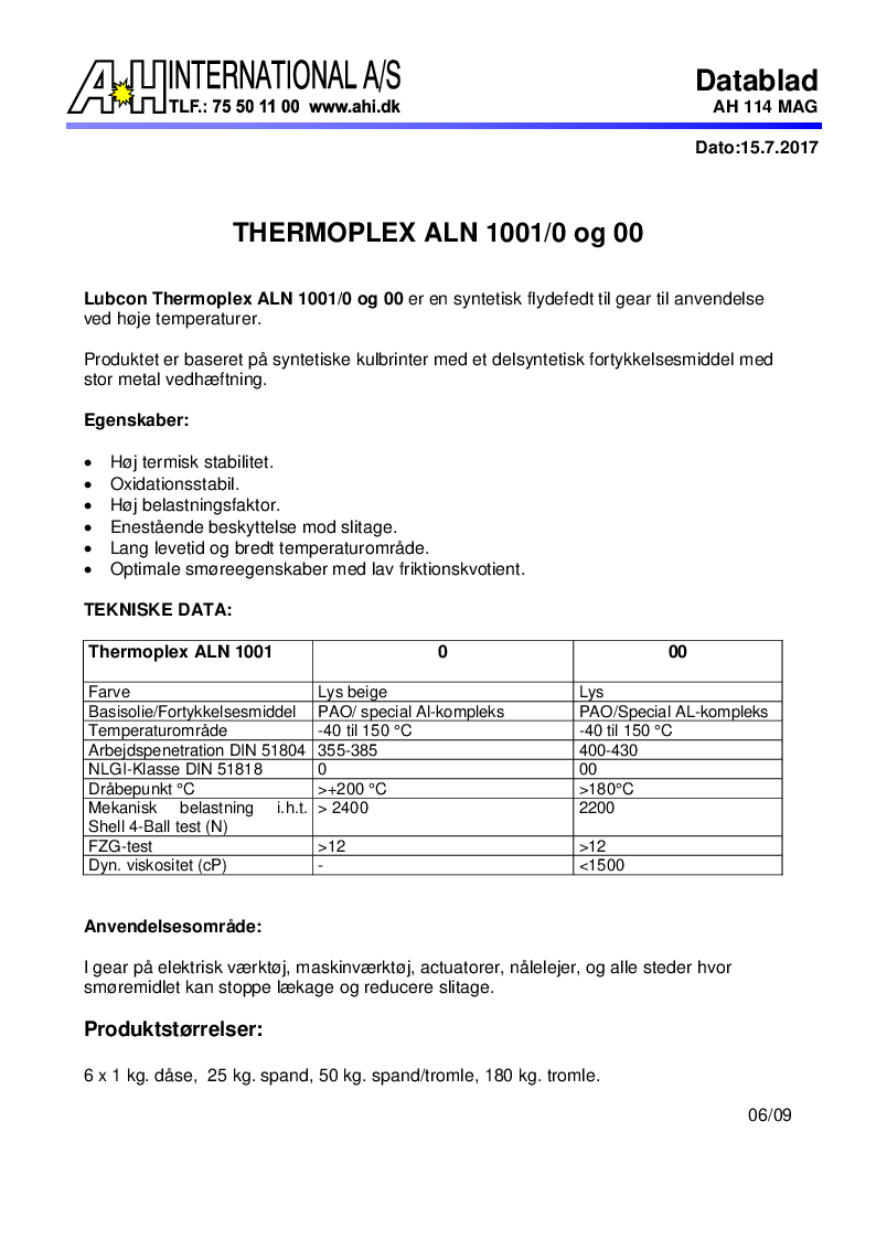 

BL 11010472810Thermoplex ALN 1001 0 og 00

