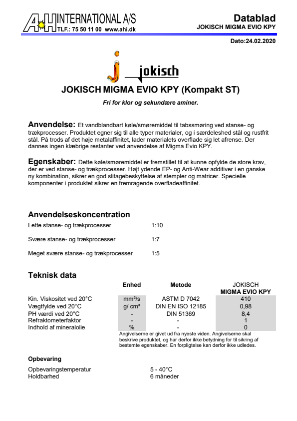 

JOKISCH MIGMA EVIO KPY (Kompakt ST)

