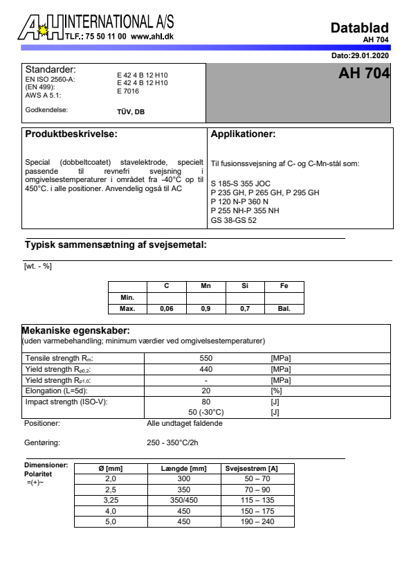 

AH 704 dansk

