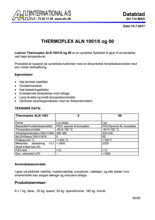 

BL 11010472810Thermoplex ALN 1001 0 og 00

