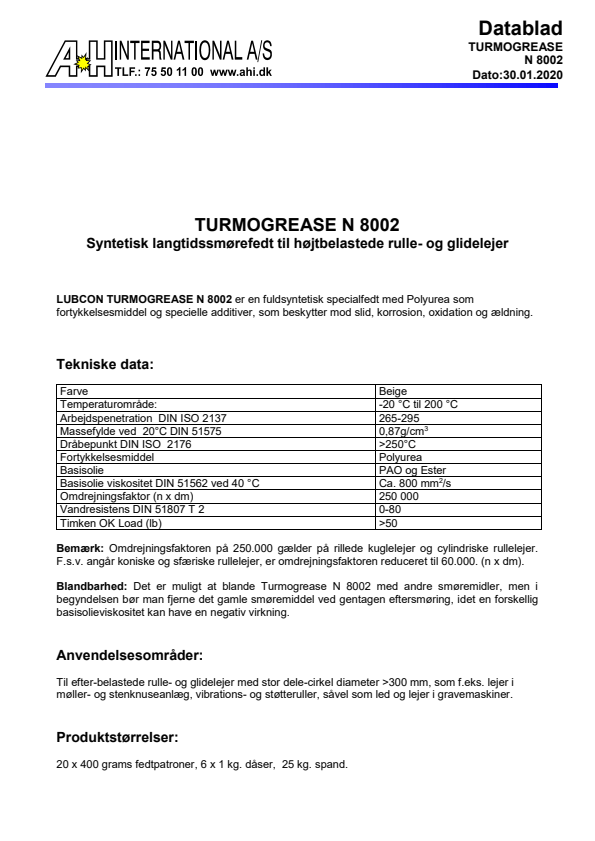 

Turmogrease N 8002

